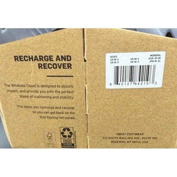 Oboz Whakata Coast Clog Sandals Mineral Grey Water Shoes Slip On Womens Size 5 - Picture 8 of 8